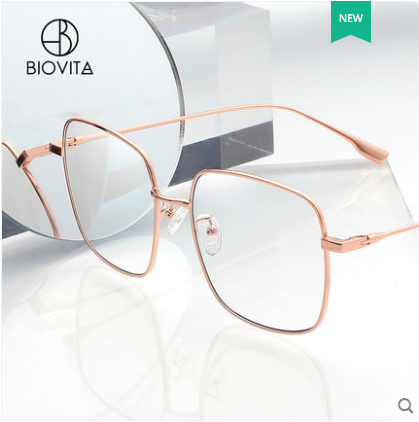 BIOVITA钛合金斯文防蓝光近视眼镜偏光太阳镜轻盈J1S0531