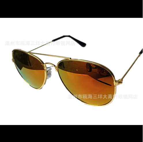 3024儿童蛤蟆镜时尚款儿童太阳镜彩膜墨镜炫彩太阳眼镜3025同款