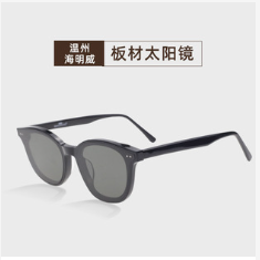 定制太阳眼镜 日韩时尚偏光墨镜女复古 商务太阳镜板材框量大价优