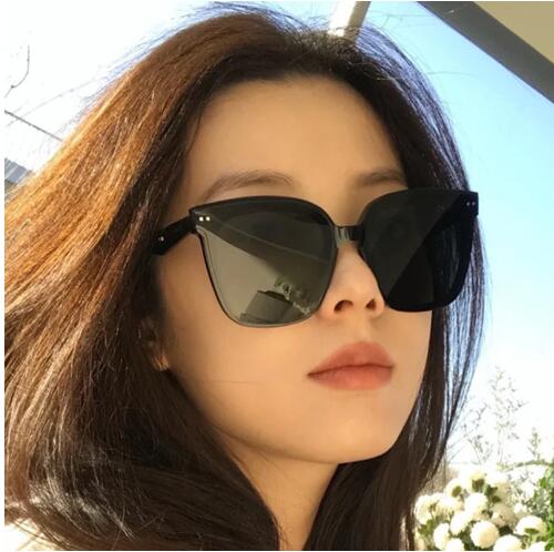 2022年新款GM墨镜女茶色方框大脸显瘦明星网红太阳镜防紫外线眼镜